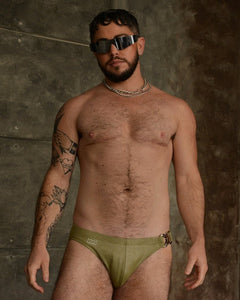 HEAVY METAL GLITTER SWIM BRIEF