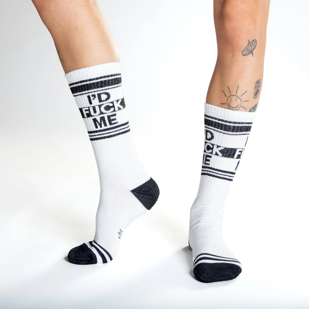 I'D F*CK ME CREW SOCKS