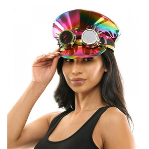 FESTIVAL HAT W/ LIGHT UP GOGGLE