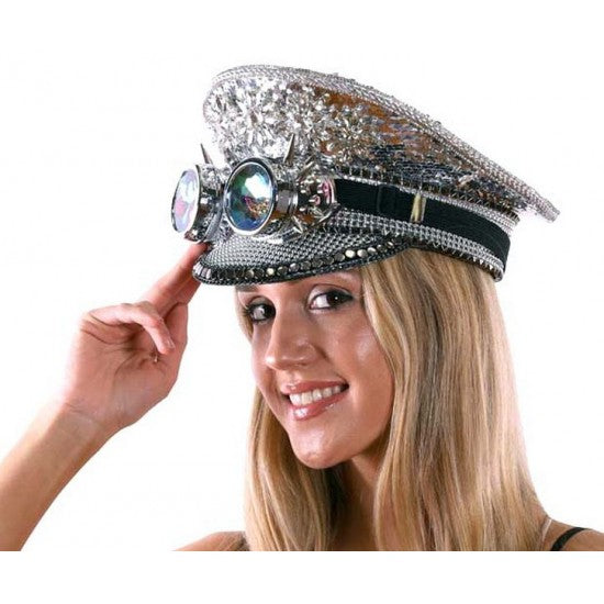 SEQUIN FESTIVAL HAT W/ GOGGLES