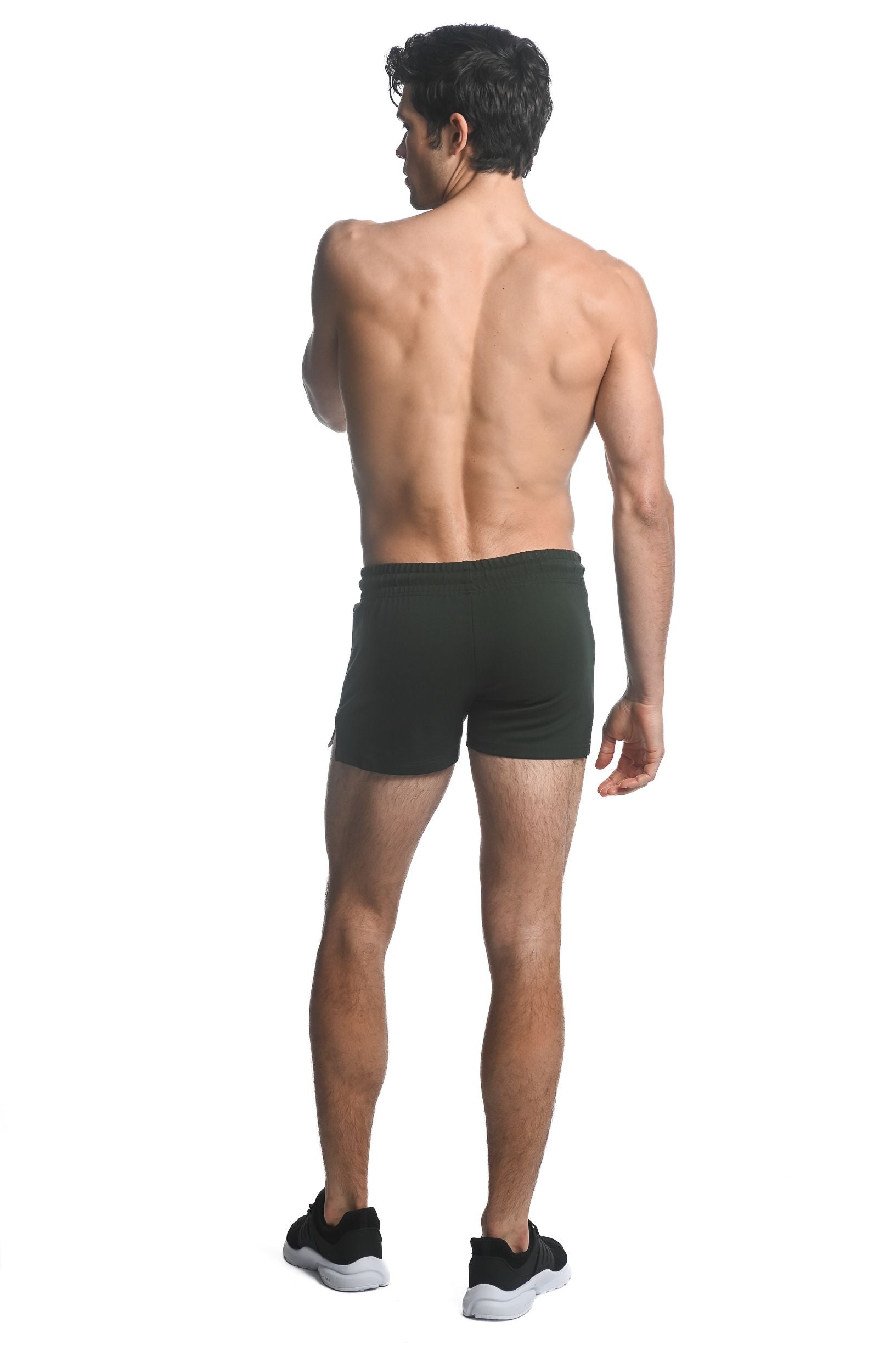 ALPHA GYM SHORTS W/ HEAT WELD ZIPPERS