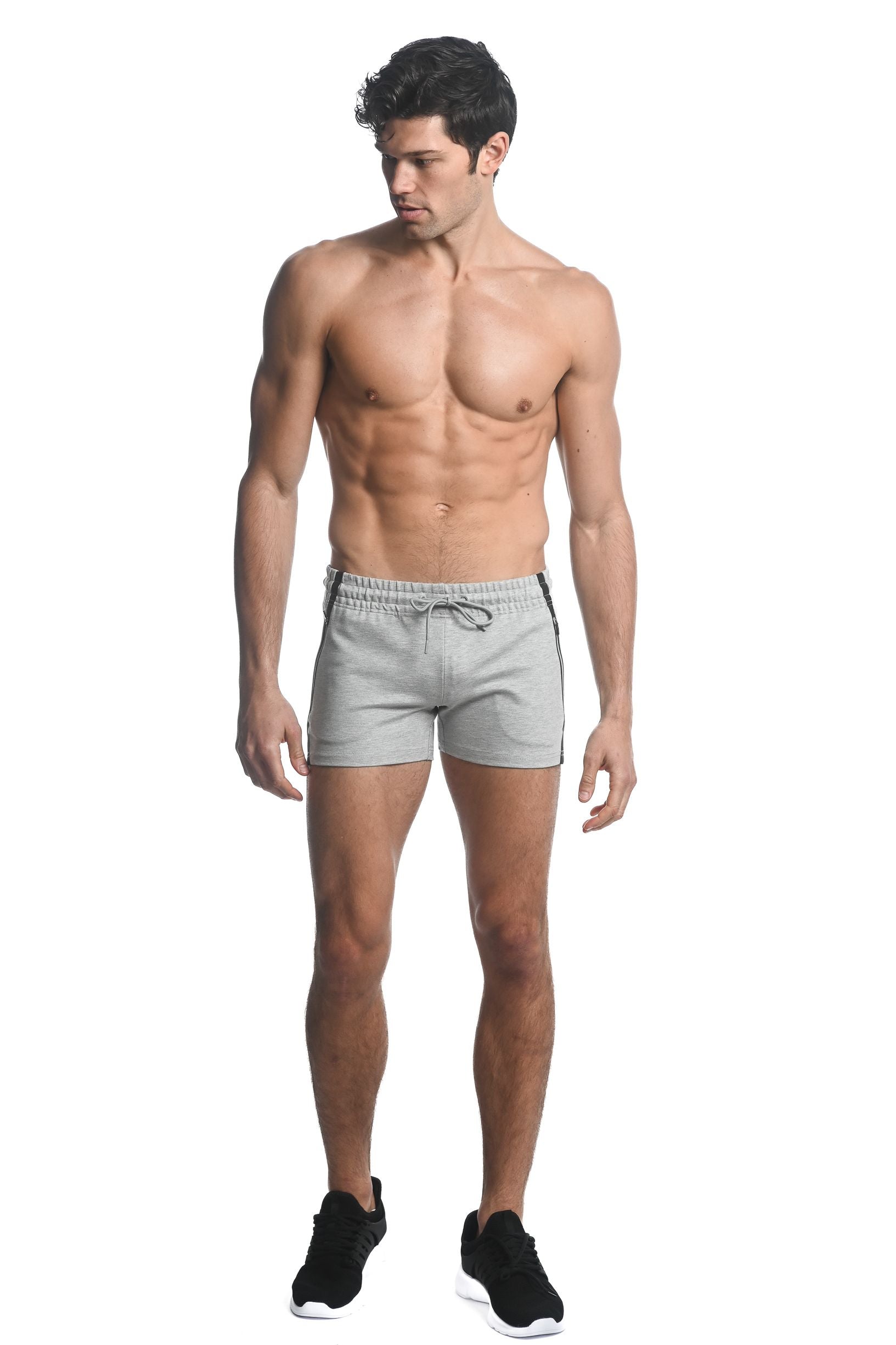 ALPHA GYM SHORTS W/ HEAT WELD ZIPPERS