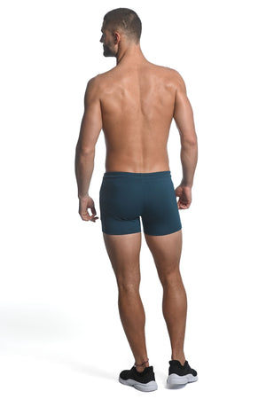 VAULT GYM-TECH STRETCH SHORTS W/ HEAT WELD ZIPPERS