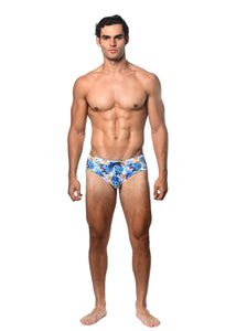 TROPICS PRINTED SWIM BRIEF