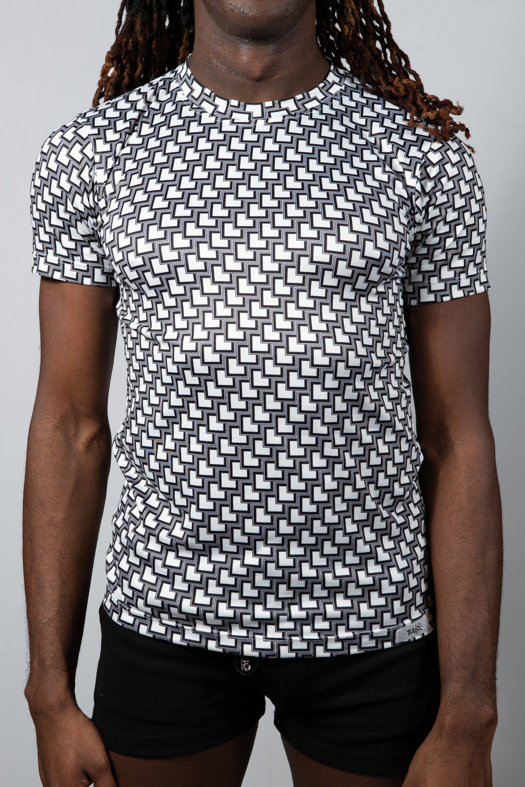 TILE PRINT TEE