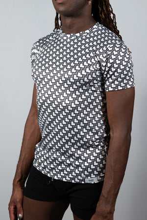 TILE PRINT TEE