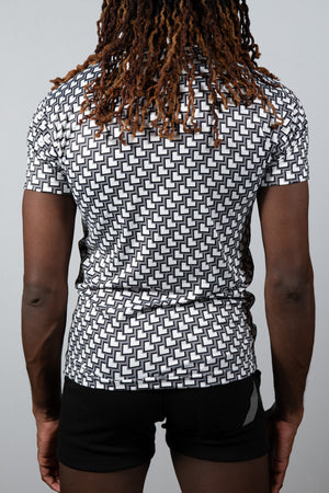 TILE PRINT TEE