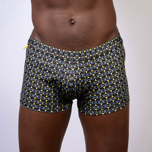 DESGNER BUCKLE PRINT SQ CUT TRUNK