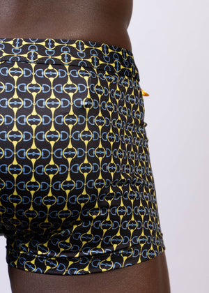 DESGNER BUCKLE PRINT SQ CUT TRUNK