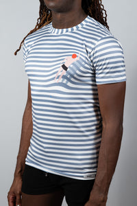 SWIMMER PRINT TEE