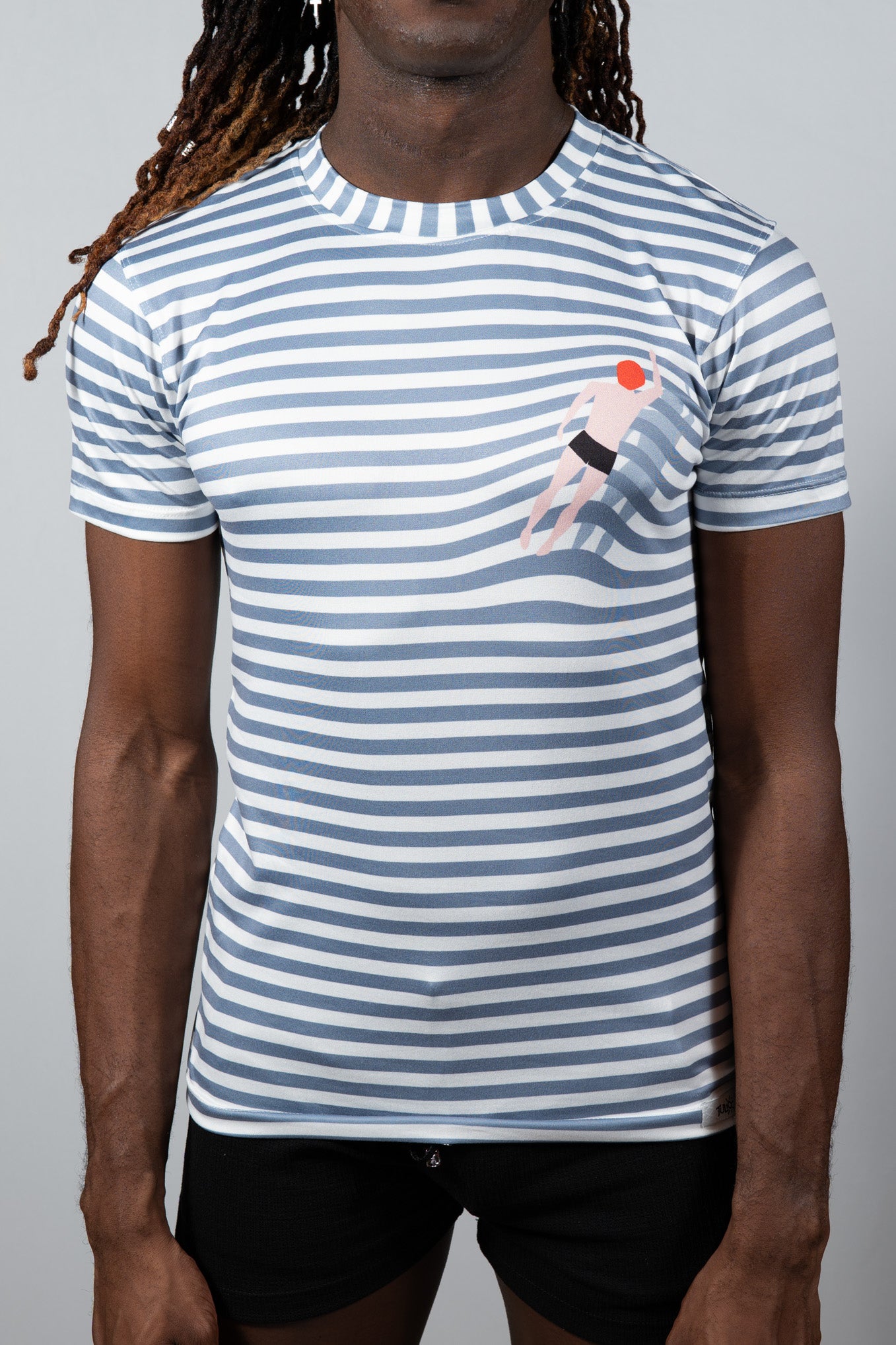 SWIMMER PRINT TEE