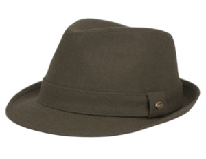 SOLID WOOL FEDORA - 2 COLORS