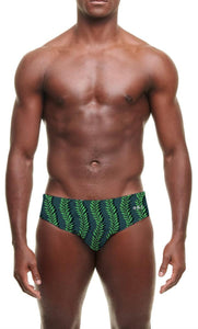 LEAFY VINES SWIM BRIEF