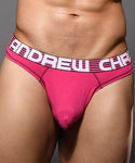 ALMOST NAKED COTTON THONG - FUCHSIA