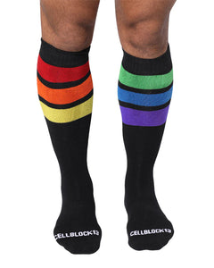 CELLBLOCK 13 PRIDE KNEE HIGH SOCK - 2 COLORS TO CHOOSE