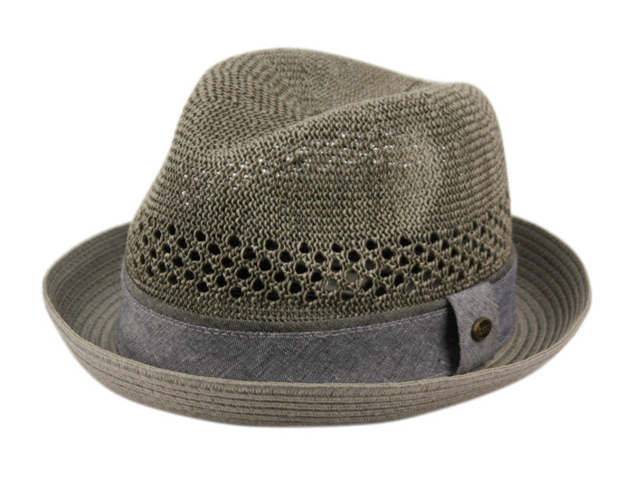 PAPER STRAW FEDORA - MULTIPLE COLORS