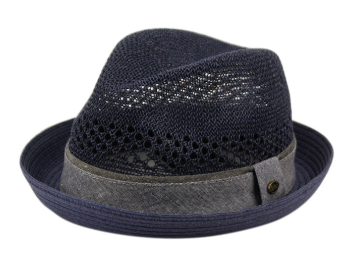 PAPER STRAW FEDORA - MULTIPLE COLORS