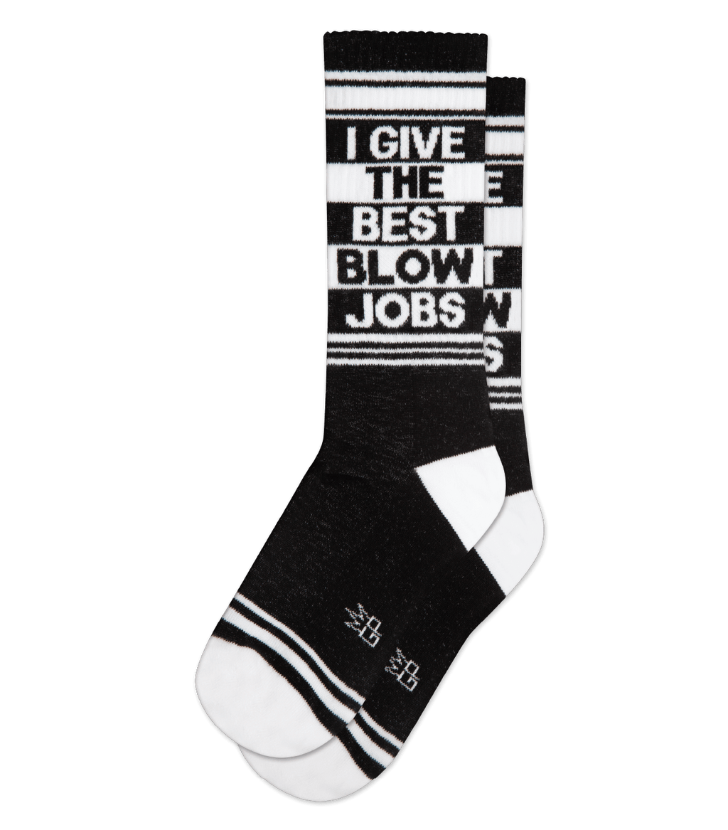 I GIVE THE BEST BLOW JOBS CREW SOCKS