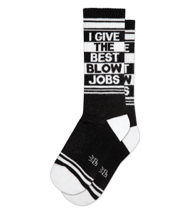 I GIVE THE BEST BLOW JOBS CREW SOCKS