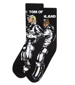 TOM OF FINLAND SOCKS - Leather Duo