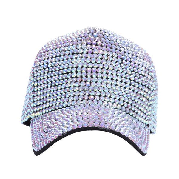 GORRA DE BÉISBOL CON DIAMANTES DE IMITACIÓN